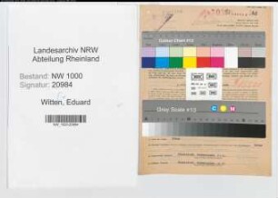 Entnazifizierung Eduard Wittern, geb. 10.03.1886 (Stadtamtmann)