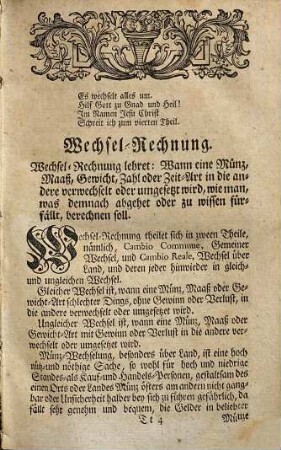 Neu vermehrter vollkommener Rechenmeister, Oder Selbst-lehrendes Rechen-Buch : Das ist: Die Edle Rechen-Kunst, beydes nach allgemein- und kurzer Art, Welsche oder Italiänische Practica ... dergestalt deutlich erkläret, daß ein geschickter Verstand, ohne mündlichen Unterricht, selbige daraus erlernen und fassen kann ; Allen dero Kunst-Begierigen zu Nutz und Dienst mit Gottes Hülfe beschrieben .... [2]