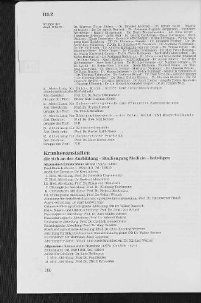 Krankenanstalten