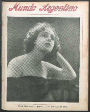 Pina Menichelli, famosa actriz italiana de cine [Fotografía]