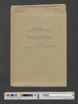 Band 106: (Sommer) Wintersemester 1929/1930, Hamburg