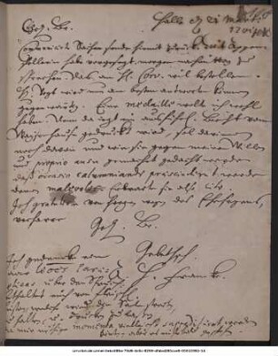Brief von August Hermann Francke an Gottfried Vockerodt