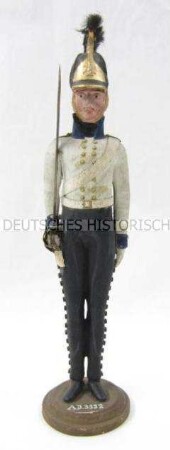 Modellfigur eines Gemeinen, Brandenburgisches Kürassier-Regiment