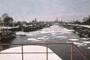Unterkanal der Staustufe Griesheim/Main
