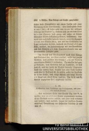§ 89 Construction einer Torfscheune aus Bohlensparren, und zwar mit massiven Fronten
