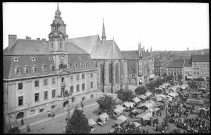 Weißenfels. Markt und Rathaus