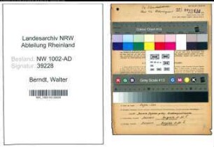 Entnazifizierung Walter Berndt, geb. 09.07.1902 (Abteilungsleiter)