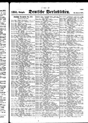 1351.Ausgabe. Mittwoch, 24. Januar 1917