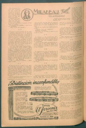 Mirabeau : En anecdotas