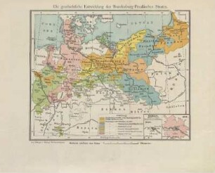 Die geschichtliche Entwicklung des Brandenburg-Preußischen Staates