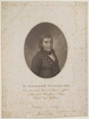 Bildnis des Friedrich Hildebrandt