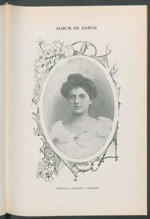 Álbum de Damas : Señorita Angelina Nodarse. [Retrato]