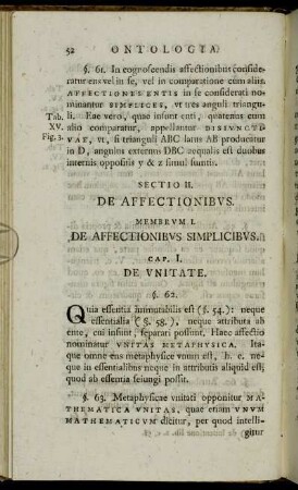Membrum I. De Affectionibus Simplicibus