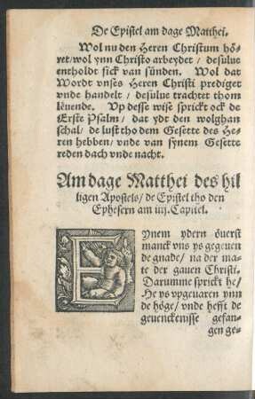 Am dage Mattehi des hilligen Apostels ...