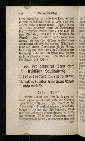 536-545, Erster Theil; Zweyter Theil