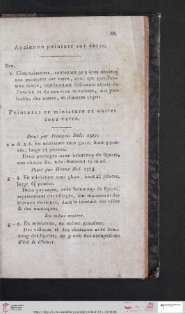 Acienne peinture sur verre (Nr. 1)
