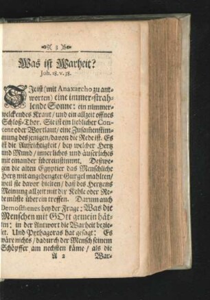 Was ist Warheit?