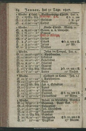 Calender
