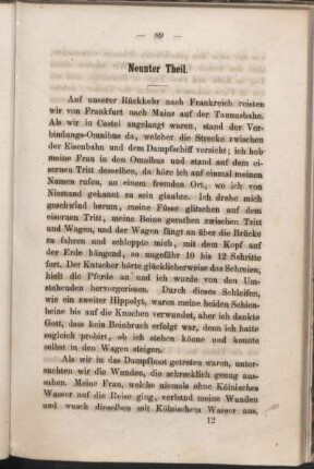 Neunter Theil.