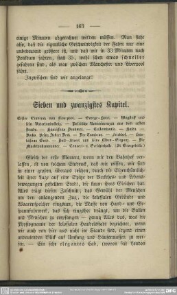 Sieben und zwanzigstes Kapitel