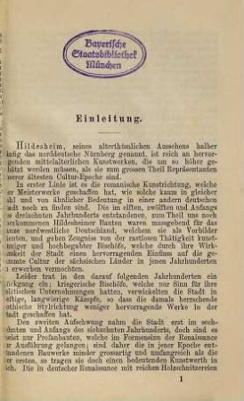 Hildesheim und seine Umgebung : Ein führer für Einheimische und Fremde. Mit dem Plane der Stadt und 3 Kirchengrundrissen. [Umschlagt.:] Führer durch Hildesheim