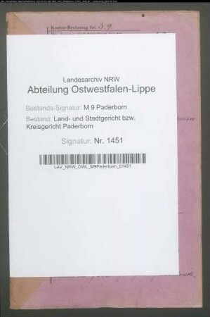 Erblasser: Wertheim, Bertha: