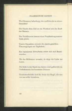 Flammende Zonen