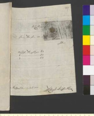 Brief von Cottasche Buchhandlung an Goethe, Johann Wolfgang von