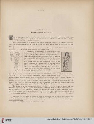 VIII. Kapitel. Beeinflussungen des Styles
