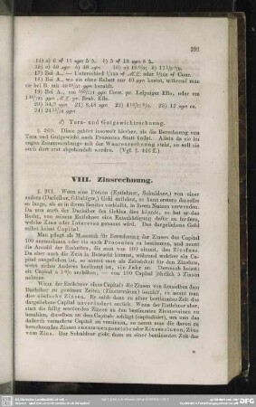 VIII. Zinsrechnung