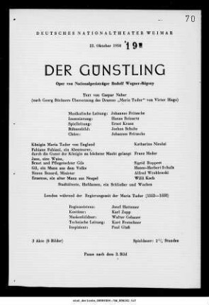 Der Günstling