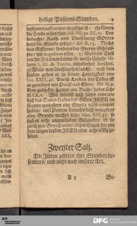 Zweyter Satz.