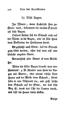 b) Böse Augen
