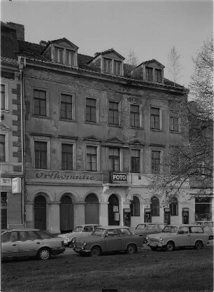 Dresden-Neustadt, Bautzner Straße 8, Wohn- und Geschäftshaus mit Fotoatelier, Straßenansicht