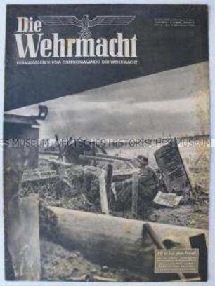 Fachzeitschrift "Die Wehrmacht" u.a. zur Belagerung von Leningrad