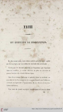 XVIII Un couvent de nonnettes