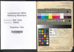 Entnazifizierung Otto Rupertus , geb. 27.08.1901 (Wachtmeister)