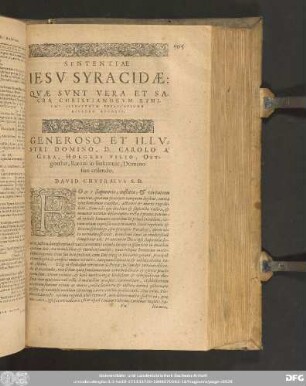 [Explicationes in librum Syracidae]