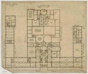 Fischer, Theodor; Wiesbaden; Museum - Grundriss EG