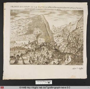 Prinse du Fort de la Cluse, sur le Duc de Savoye, par le Sieur de Lurbigny Lieutenant du Roy Tref-chrestien, assisté des troupes de Geneve, le Mardi II. iour d'Avril, M. D. LXXXX.