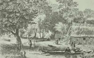 Spreewald-Album : Stechkähne, Reproduk. n. Zeichn., 1878