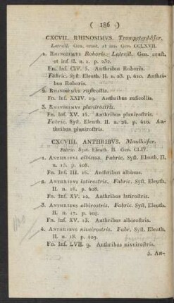 CXCVII. Rhinosimus. Trompetenkäfer.