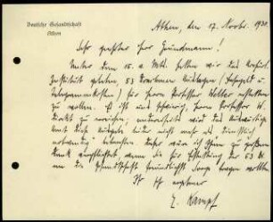 E. Kampf an K. Grundmann