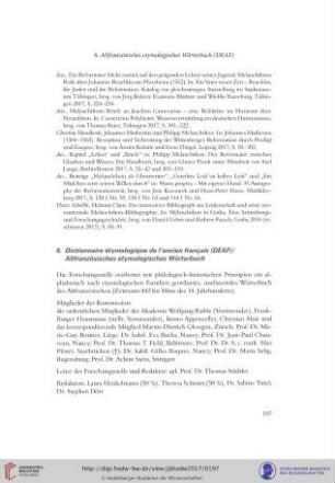 6. Altfranzösisches etymologisches Wörterbuch (DEAF)