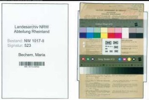 Entnazifizierung Maria Bechem , geb. 07.12.1903 (Kontoristin)