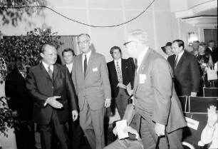 22. Tagung 1972 Mediziner: Willy Brandt, Oberbürgermeister Steurer hinten, Graf Lennart Bernadotte, Werner Forßmann