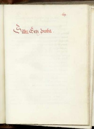 Silber Ertz proba