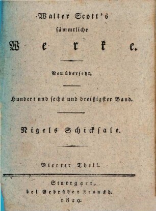 Nigels Schicksale, 4