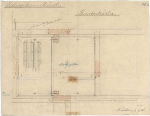 Fischer, Theodor; München - Westend, Bergmannstr.; Ledigenheim - Fensterkästen (Schnitt)