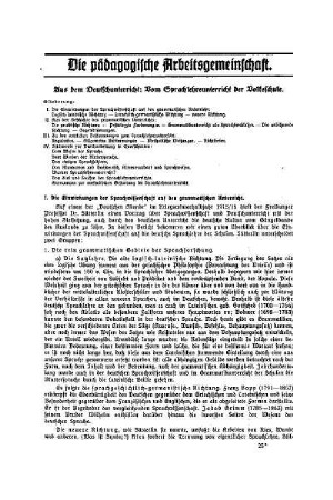 Die pädagogische Arbeitsgemeinschaft
